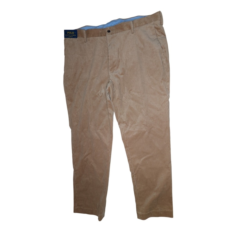 Polo Ralph Lauren Classic Fit Corduroy Pants Mens 40x32 Tan New‎